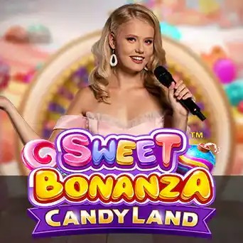 Sweet Bonanza CandyLand by Pragmatic Play, showcased at robo-cat-casino.com – game logo