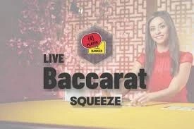 Baccarat Squeeze game by Evolution – logo hosted on Robocat