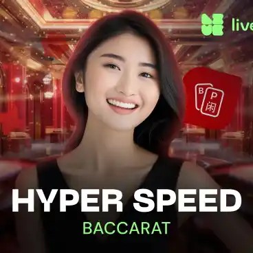 Hyper Speed Baccarat logo by Evolution at Robocat
