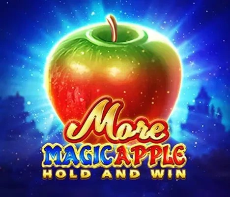 More Magic Apple Hold and Win online game logo by 3 Oaks Gaming on robo-cat-casino.com