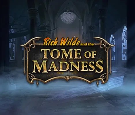 Tome of Madness online game logo by Play&#039;n GO on robo-cat-casino.com