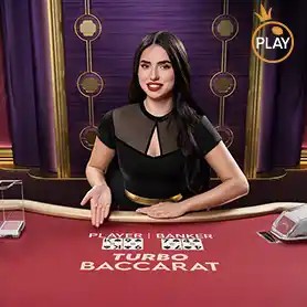 Turbo Baccarat slot logo by Pragmatic Play at Robocat