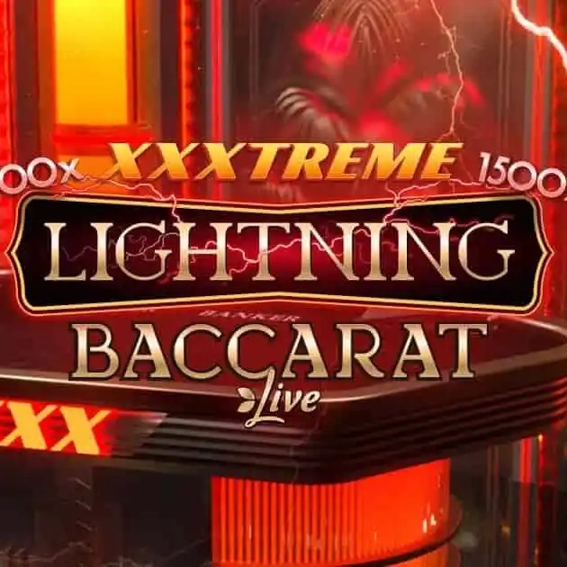 XXXtreme Lightning Baccarat logo by Evolution at Robocat